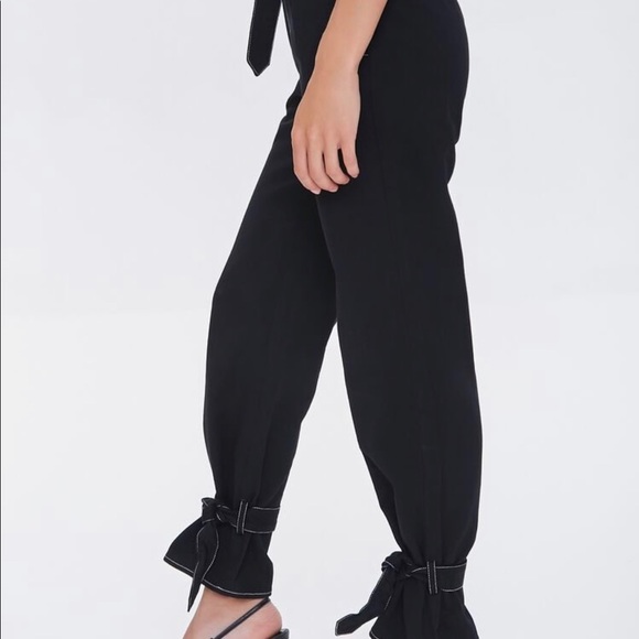 Forever 21 Paperbag Ankle-Tie Pants - Picture 3 of 5